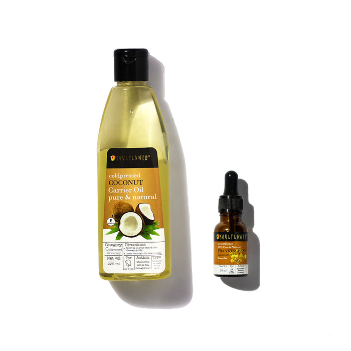 Frankincense Essential Oil & Coconut Carrier Oil Combo