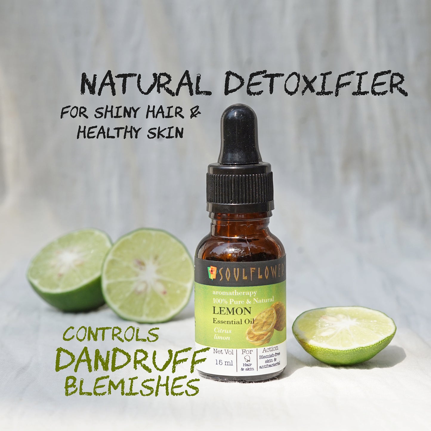 Lemon Essential Oil for Detoxifying Hair & Skin