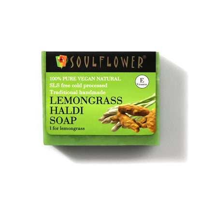 Soulflower Lemongrass Haldi Soap 