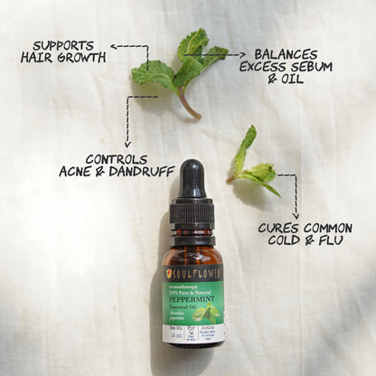 Peppermint Essential Oil to Stop Hair Shedding
