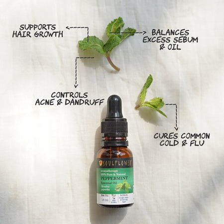 Peppermint Essential Oil Ecocert Organic Certified