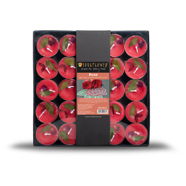 Rose Aroma T Light Candle Pack of 25