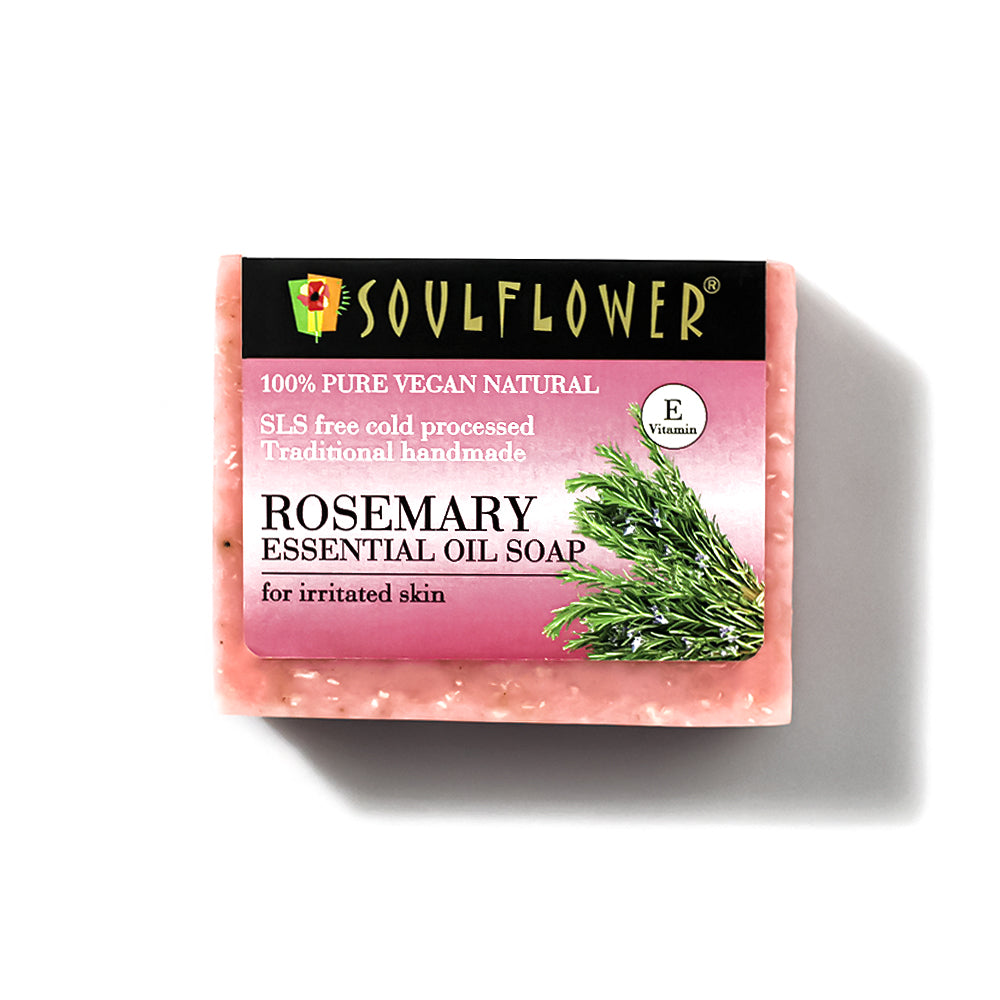 Soulflower Rosemary Essential Oil Soap 