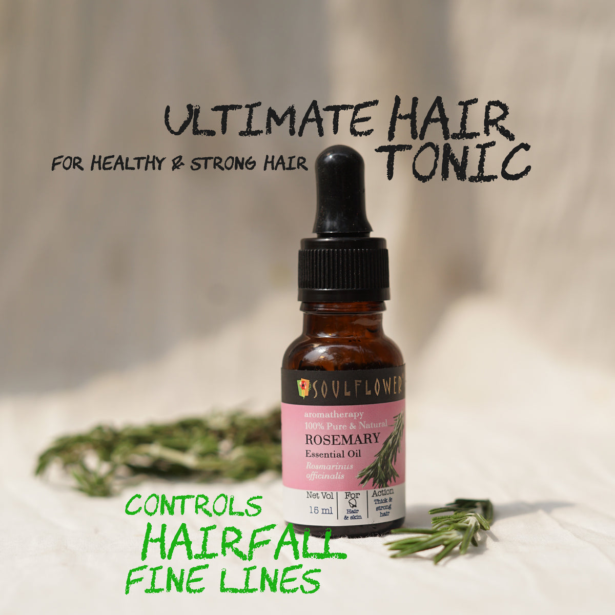 Soulflower rosemary oil for hair growth