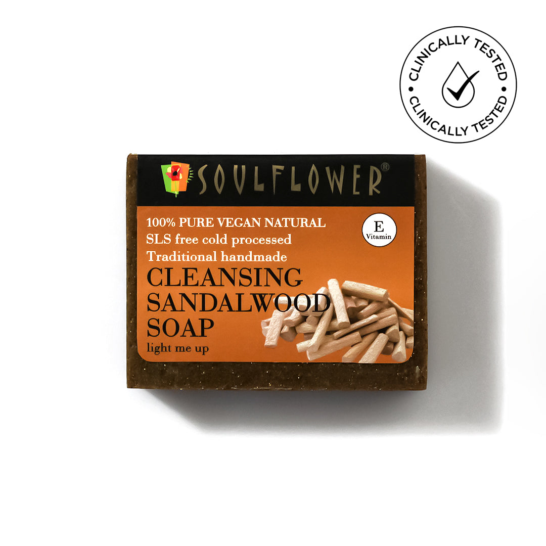 vegan natural sls free sandalwood soap 