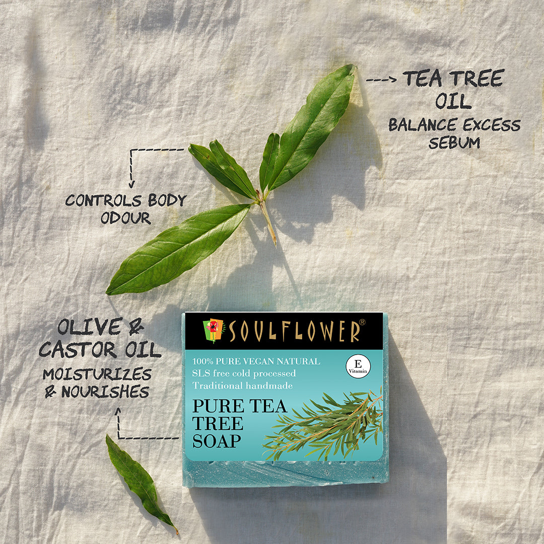organic handmade tea tree oil soap