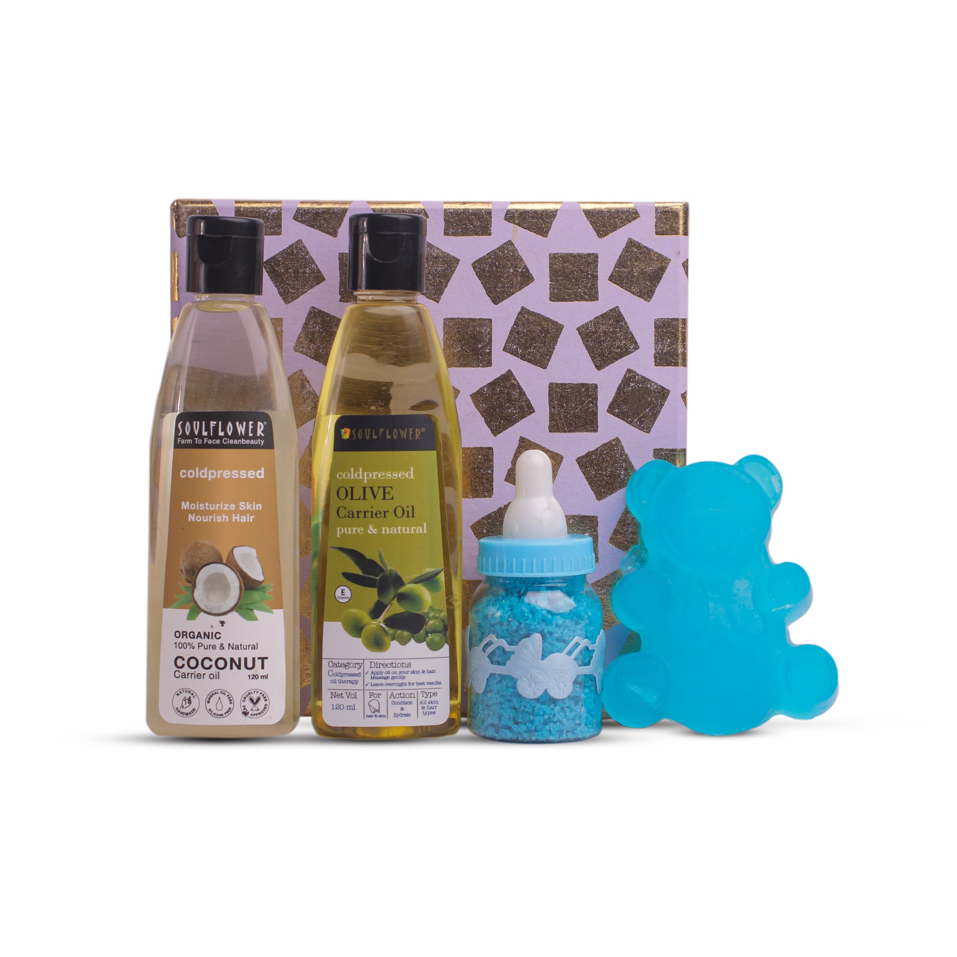 Calming baby bath products for boys